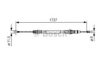 BOSCH 1 987 477 261 Cable, parking brake